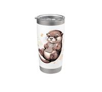 Otterly Good With Numbers Accountant CPA Pun Bicchiere termico in acciaio inox doppia parete