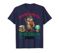 Otterly Pronto per la Terza elementare 2026 Studente lontra Back School Maglietta