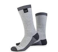 OTTERSHELL Calzini impermeabili da donna e da uomo. Adatto per attività all'aperto come corsa, ciclismo, escursioni in montagna ed escursionismo. La lana merino (M (39-42), Grigio)