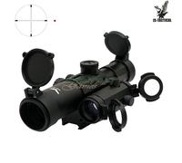 Ottica 4x32 con Red Dot integrato nero JS-TACTICAL® (JS-4X32M1)