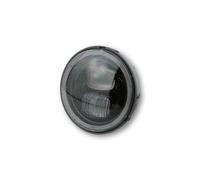 HighSIDER LED ingresso headlight TYPE 7 con anello di luce di parcheggio, rotondo, nero, 5 3/4 pollici, nero