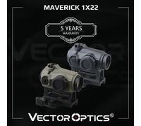 Ottiche vettoriali Maverick Gen3 1x22 Red Dot Scope Optical Sight Caccia Impermeabile QD AR Sight Gomma armata.223 5.56.308 7.62