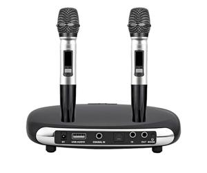 Ottico Coassiale Senza Fili Bluetooth 5.0 Karaoke Box Microfono Lettore Home Echo Mixer Di Canto Macchina Riproduzione Chiara Del Suono