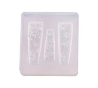 Ottieni bellissime unghie con stampo in silicone trasparente. Accessori professionali per design artistici creativi. Stencil per unghie floreali