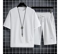 Ottieni il meglio del comfort e dello stile con set waffle da uomo set maglietta