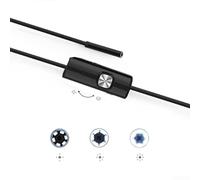 Ottieni ispezioni complete con una fotocamera impermeabile da 5 5 mm con specchio di ispezione HD 1080P e 6 luci LED ad alte prestazioni (filo rigido 5)