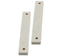 Ottieni la migliore potenza di arresto con 4 pastiglie freno per bici da palestra in lana o pelle bovina (2 cuscinetti in lana)