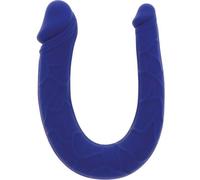 Ottieni reale - mini doppio dong realistico blu