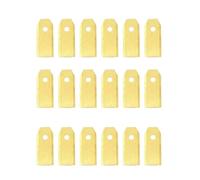 Ottieni risultati di taglio perfetti e prestazioni durature con queste lame in acciaio inossidabile da 43 mm for tosaerba robotizzati(18pcs gold)