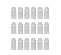 Ottieni risultati di taglio perfetti e prestazioni durature con queste lame in acciaio inossidabile da 43 mm for tosaerba robotizzati(18pcs sliver)