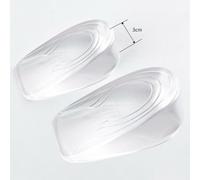 Ottieni un aumento di altezza visibile con le nostre solette in silicone traspar