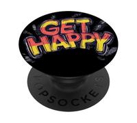 Ottieni un discorso felice per una spinta gioiosa PopSockets PopGrip Adesivo