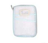 Ottimizzato per il posto di lavoro per borsa con cerniera in rete A4 che supporta l'ordinamento della carta, l'identificazione rapida e la prevenzione dei danni (verde)