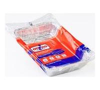 ottimo. 48 PEZZI - VASCHETTA 6 PORZIONI ALLUMINIO C/ COPERCHIO PZ.2 IN 24 CONF