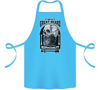 Ottimo Barba Arriva Ottimo Responsabilità Cotone Grembiule 100% Biologico