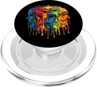 Ottimo design artistico. Pittura gocciolante, volti, vernici colorate PopSockets PopGrip per MagSafe
