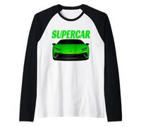 Ottimo Prodotto Esotico Supercar, Perfetto per Gli Amanti delle Auto Sportive Maglia con Maniche Raglan