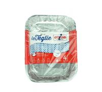 Ottimo Teglia Alluminio 4 Porzioni 2pz