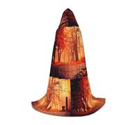 OTTKGGA Autunno Bella Autunno Hd Capo Con Cappuccio Per Adolescenti Cosplay Robe Strega Vampiri Tristo Mietitore Masquerade Party Costume
