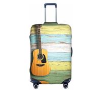 OTTKGGA Bella copertura per valigia per chitarra, protezione elastica antigraffio da viaggio, adatta per bagagli da 45,7 a 81,7 cm, bianco, S