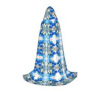 OTTKGGA Bella orchidea mantello con cappuccio per adolescenti Cosplay veste strega vampiri triste mietitore costume festa in maschera