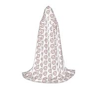 OTTKGGA Bellissimo mantello con cappuccio coccinella per adolescenti Cosplay veste strega vampiri triste mietitore costume da festa in maschera