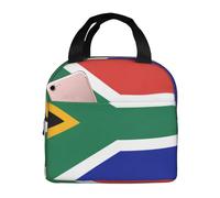 OTTKGGA Borsa termica per il pranzo, con bandiera del Sud Africa, borsa da picnic, borsa termica portatile, per lavoro, scuola, picnic.