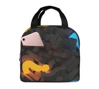 OTTKGGA Borsa termica per il pranzo, con punto interrogativo, borsa da picnic, borsa termica portatile, per lavoro, scuola, picnic.
