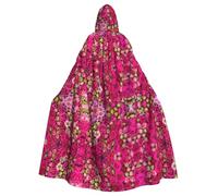 OTTKGGA Budding Roses Mantello con cappuccio per adulti Mantello decorativo Vampiri strega misterioso Cosplay feste di carnevale