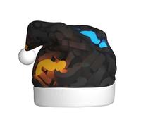 OTTKGGA Cappello di Natale per adulti con punto interrogativo, in peluche, decorativo, morbido, resistente al colore, per feste e Capodanno