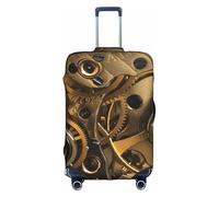 OTTKGGA Cool Steampunk Gears, copertura per valigia, protezione elastica antigraffio da viaggio, adatta per bagagli da 45,7 a 81,7 cm, bianco, XL