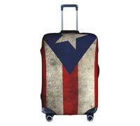 OTTKGGA Copertura per valigie con bandiera di Porto Rico, elastica, antigraffio, per viaggi, adatta per bagagli da 45,7 a 81,7 cm, bianco, XL