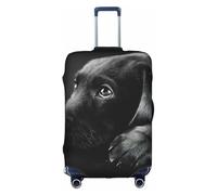 OTTKGGA Copertura per valigie per cani con cuccioli, protezione elastica antigraffio da viaggio, adatta per bagagli da 45,7 a 81,7 cm, bianco, S