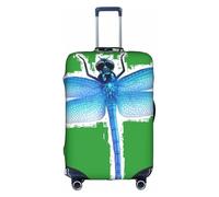 OTTKGGA Dragonfly - Copertura per valigia, protezione elastica antigraffio da viaggio, adatta per bagagli da 45,7 a 81,7 cm, bianco, L
