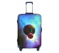 OTTKGGA Galaxy Planet - Custodia protettiva per valigia, elastica, antigraffio, adatta per bagagli da 45,7 a 81,7 cm, bianco, L