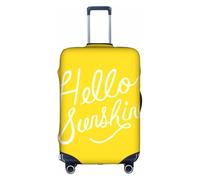 OTTKGGA Goodlooking Hello Sunshine - Copertura per valigia, elastica, antigraffio, accessorio da viaggio, adatto per bagagli da 45,7 a 81,7 cm, bianco, XL