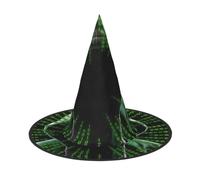 OTTKGGA Hacker Attack - Cappello da strega per Halloween, feste, cosplay, carnevale, accessori