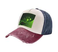 OTTKGGA Happy St Patrick's Day Washed Baseball Caps Distressed Trucker Dad Hat Vintage Regolabile Outdoor Sports Golf Tennis, Blu navy e rosso, Taglia unica