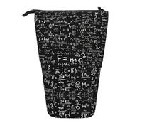 OTTKGGA Lavagna carta da parati stand up telescopica matita astuccio cancelleria organizzatore con cerniera portatile scuola ufficio studente, Nero , Taglia unica