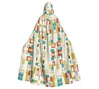 OTTKGGA Mantello con cappuccio moderno metà secolo per adulti, mantello decorativo per vampiri, strega, misterioso, cosplay, feste di carnevale