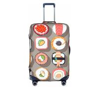 OTTKGGA Molte valigie per sushi cibo, protezione per bagagli, elastica, antigraffio, accessorio essenziale da viaggio, adatto per bagagli da 45,7 a 81,7 cm, bianco, M