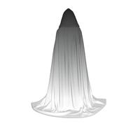 OTTKGGA Ombre Bianco A Nero Con Cappuccio Mantello Per Adolescenti Cosplay Robe Strega Vampiri Tristo Mietitore Costume Festa In Maschera