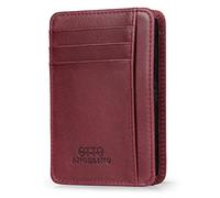 Otto Angelino Genuine Leather Wallet Cardholder Bank Cards, Money, Driver's License - Unisex