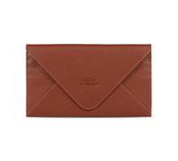 Otto Angelino portafoglio in vera pelle e porta carte di credito - portafolgio da viaggio stile-busta - scompartimenti multipli per denaro, Smartphone - Blocco di RFID - Unisex, Marrone chiaro