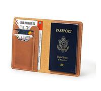 Otto Angelino Portafoglio per passaporto in pelle pieno fiore - Elegante essenziale per viaggiare