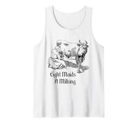 Otto Cameriere Un Mungitura Dodici Giorni di Natale Canotta