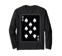 Otto di picche carte da gioco Maglia a Manica
