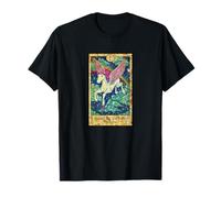 Otto di Spade Tarocchi Pegasus Rainbow Fantasy Magic Gift Maglietta