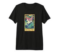 Otto di Spade Tarocchi Pegasus Rainbow Fantasy Magic Gift Maglietta Premium