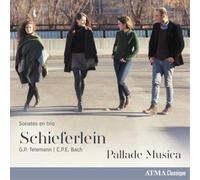 Otto Ernst Gregorius Schiefe Schieferlein/Telemann/C.P.E. Bach: Sonates En (CD)